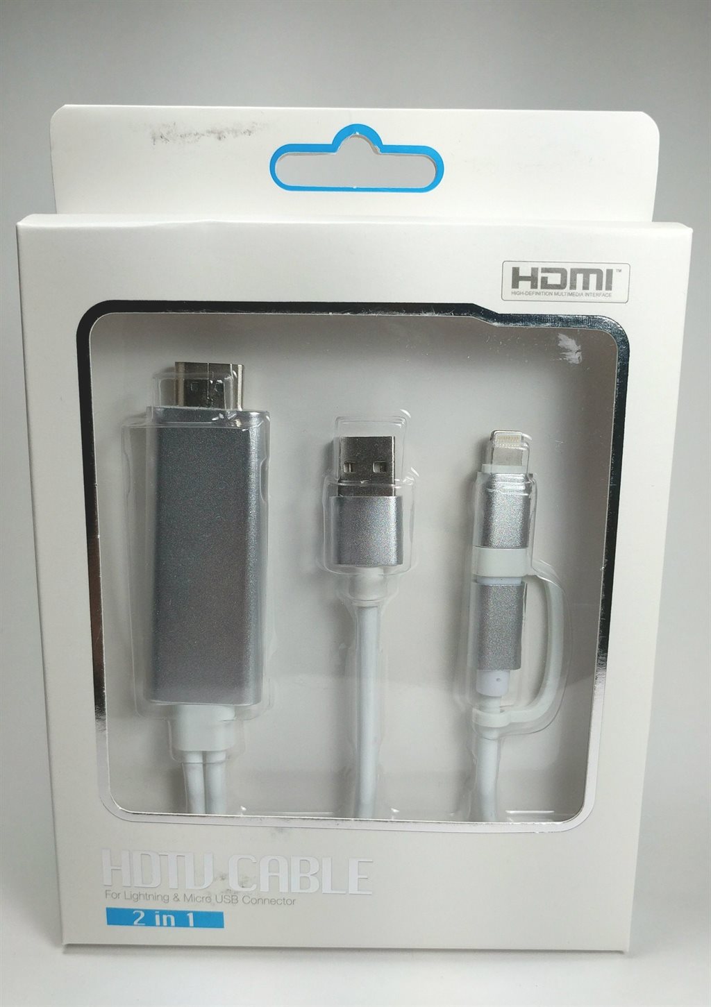 HDTV kabel til Lightning og Micro USB